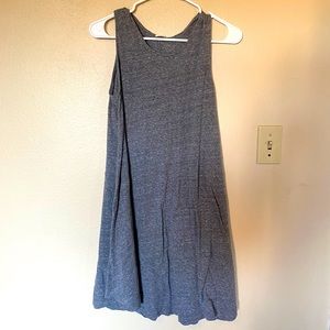 Gray flowy dress